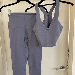 Alo Yoga Perriwinkle Yoga Set